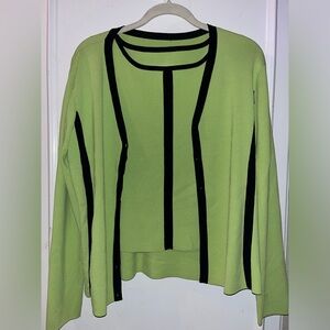 Short sleeve sweater with cardigan set. Tags missing